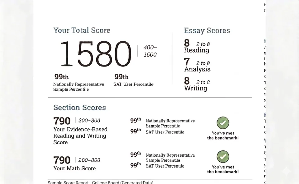 Ethan Choi SAT 1580 score report